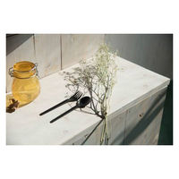 佐藤金属興業 ブラック フォーク 118353 1セット(5個)（直送品）