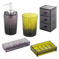 佐藤金属興業 ソープディッシュ スモーク 247640 1セット(5個)（直送品）