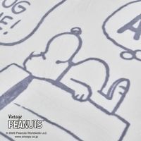 nishikawa スヌーピー 綿毛布 ハピネス ホワイト FQ05101602700 オーガニックコットン使用 泉大津製 1枚