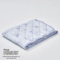 nishikawa スヌーピー リバーシブル敷きパッド ハピネス ブルー CM05600602800 クール シンカーパイル 1枚