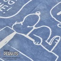 nishikawa スヌーピー 綿毛布 ハピネス ネイビー FQ05101602860 オーガニックコットン使用 泉大津製 1枚