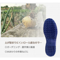 ジェイワークスプランニング 婦人ゴム長靴 ロール底 インソール付き JKL-0815　23.0cm ネイビー 1足（直送品）