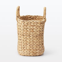 無印良品 ウォーターヒヤシンス 持ち手付 オーバル バスケット 大 約幅３７×奥行１８．５×高さ２６ｃｍ 良品計画