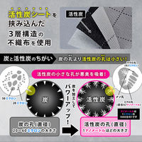 アストロ 炭入着物保管袋 4枚組 171-49 1セット(4枚組×10)（直送品）