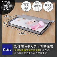 アストロ 活性炭着物収納ケース スリム 171-66 1セット(1個×10)（直送品）