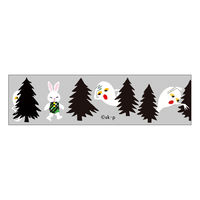 学研ステイフル せなけいこ めがねうさぎ 透明マスキングテープ 30mm幅 （森） M05065 1個