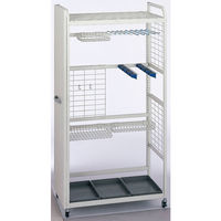 【扉パネルのみ】山崎産業 清掃システムラック用 扉パネル 4903180107575 1箱(1個入)（わけあり品）