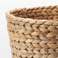 無印良品 ウォーターヒヤシンス ラウンド バスケット 深 約直径２６×高さ３０ｃｍ 良品計画