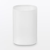 無印良品 再生ポリプロピレン入りブラシ ペンシルスタンド 約７１×７１×１０３ｍｍ 1セット（1個×2） 良品計画