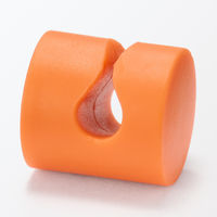 無印良品 マグネットケーブルホルダー ３個入り オレンジ 良品計画