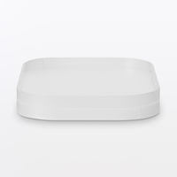 無印良品 再生ポリプロピレン入りメイクボックス用フタ Ｓ 約１１７×１５７×２０ｍｍ 1セット（1個×2） 良品計画