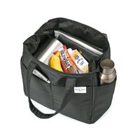 岩崎工業 4ポケット保冷バッグ ランチバック ランチトート ランチバック LFー579 ブラック 1個