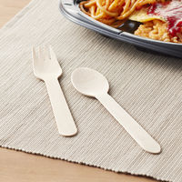 今村紙工 木製フォーク 160mm 1箱（5000本：100本入×50袋）