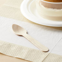 今村紙工 木製デザートスプーン 100mm 1箱（10000本：100本入×100袋）