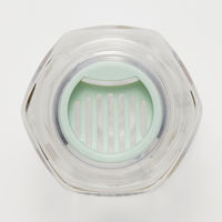 スケーター 六角ブローボトル350ml 水筒 クリア ミッフィー うさぎ 軽量 ＰＤＨ4 1個