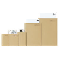 クッション封筒 小包封筒（軽量タイプ） 定形内サイズ 茶 開封テープなし ホフ-123 1パック（5枚入） コクヨ