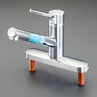 エスコ PJ 1/2” シングル混合水栓 EA468HA-4 1個（直送品）