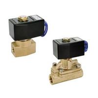 エスコ AC100V・Rc1/4” 2方向電磁弁(パイロット式) EA153HB-11 1個（直送品）