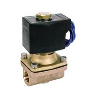 エスコ AC100V・Rc1/4” 2方向電磁弁(パイロットキック式) EA153HC-21 1個（直送品）