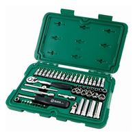 エスコ 1/4”DR ソケットレンチセット(ミリサイズ) EA687AA-1 1組（直送品）