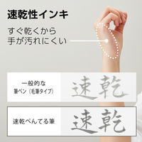 ぺんてる 速乾ぺんてる筆カートリッジうす墨 XFRPD-N 1本