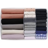 ベストコ フューレン 収納ボックス フリーパーテイション Ｍ ND-9199 幅205×奥行305×高さ100mm クリア 1個（直送品）