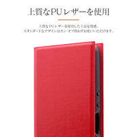 Xperia Ace SO-02L 手帳型ケース 薄型PUレザーフラップケース PRIME  レッド（直送品）