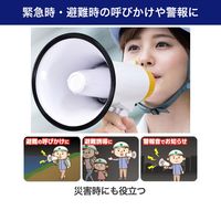 朝日電器 折りたたみ式ハンドメガホン AHM-001 1個