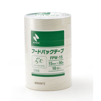 ニチバン セロテープ フードパックテープ お弁当テープ 白 FPW-15 1セット（10巻）