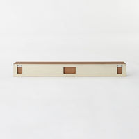 無印良品 壁に付けられる家具棚 ウォールナット材突板 88cm 良品計画