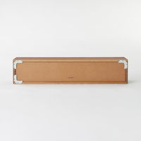 無印良品 壁に付けられる家具箱 ウォールナット材突板 88cm 良品計画