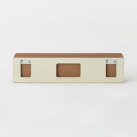 無印良品 壁に付けられる家具棚 ウォールナット材突板 44cm 良品計画