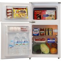 A-Stage 2ドア冷凍/冷蔵庫90L AS-R90WT-100 1台（直送品）