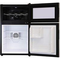 A-Stage 2ドア ミラーガラス 冷蔵庫一体型ワインクーラー 62L WRH-M262 1台（直送品）