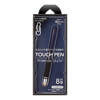 PGA タッチペン 導電繊維タイプ アメシストブラック PG-TPEN16BK 1本