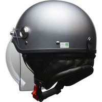リード工業 CR-761 ハーフヘルメット マットガンメタ LL 151196 1個（直送品）