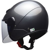 リード工業 RE-351 セミジェットヘルメット ガンメタリック LL 151226 1個