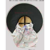 ヤマショウ 婦人麦わら帽子DX マスク付 ブルー YKH-703BL 1個（直送品）