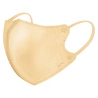 SPUN MASK スパンレース 立体型 ベージュ 不織布マスク 1箱（30枚入） 医食同源ドットコム 使い捨て カラーマスク