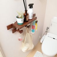 オスマック 壁に付けられるすのこ パッケージセット1ダークブラウン KBSP-1DB 1セット（直送品）