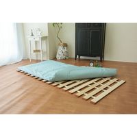 オスマック 薄型軽量桐すのこベッド4つ折れ式シングル LYF-210 1台（直送品）