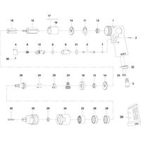SUNMATCH エアードリル SM-705RG 1台（直送品）