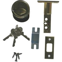 アルファ シリンダー本締錠 黒 2190-BK 1セット（直送品）