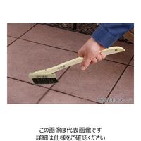 藤原産業 緑長 キワトリ刷毛 ゴマ本馬毛 3行 柄付き 3ギョウ エツキ 1セット(2本)（直送品）