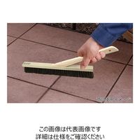 藤原産業 緑長 左官ブラシ ゴマ本馬毛 2丁 3行 柄付き 2チョウ 3ギョウエツキ 1本（直送品）