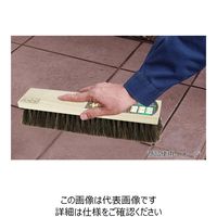 藤原産業 緑長 左官ブラシ ゴマ本馬毛 1丁半 6行 柄なし 1チョウハン6ギョウエナシ 1個（直送品）