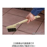 藤原産業 緑長 左官ブラシ ゴマ本馬毛 1/4丁 2行 柄付き 1/4チョウ2ギョウエツキ 1本（直送品）