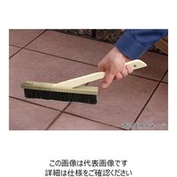 藤原産業 緑長 左官ブラシ ゴマ本馬毛 1丁半 3行 柄付き 1チョウハン3ギョウエツキ 1本（直送品）