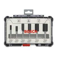 エスコ 6本組 ルータービットセット EA828A-41 1セット(1St)（直送品）