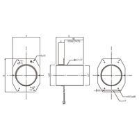 New Hikari (ニューヒカリ) ALC壁用スリーブパイプ 塩ビパイプ LP管 清水(株) 10個（直送品）